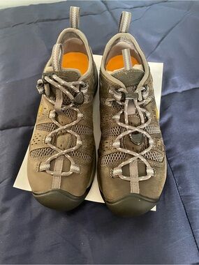 Women’s Keen Brown and Orange utility Shoes